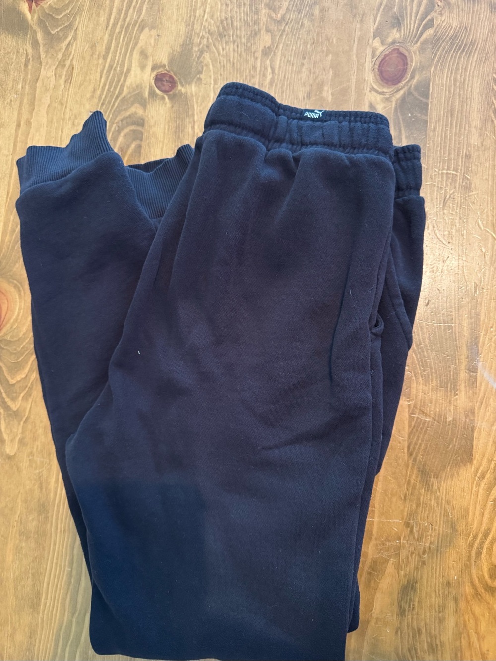 Puma Men's Dark Navy Athletic Joggers